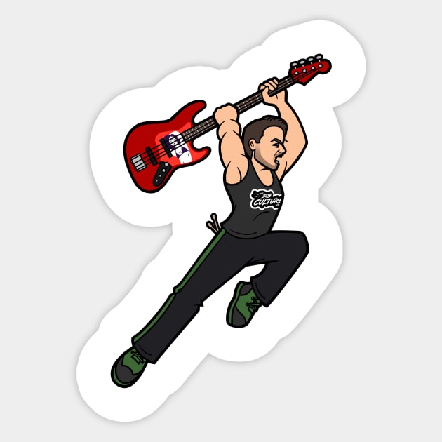 Rob Williams High Flying Action Sticker by The Bob Culture Podcast